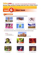 Bài tập Tiếng Anh lớp 8 Chương trình mới Unit 6: FOLK TALES