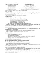 Đề kiểm tra học kì 1 môn Sinh học lớp 11 năm học 2014 - 2015 trường THPT Châu Thành 1, Đồng Tháp