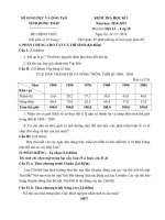 Đề kiểm tra học kì 1 môn Địa lý lớp 10 năm học 2014 - 2015 trường THPT Châu Thành 1, Đồng Tháp