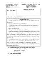 Đề kiểm tra cuối học kì 1 môn Tiếng Việt lớp 4 năm học 2015 - 2016 trường Tiểu học Tài Văn 2, Sóc Trăng