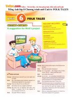 Tiếng Anh lớp 8 Chương trình mới Unit 6: FOLK TALES