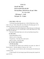 Giáo án mầm non - Giáo dục thể chất- nhận biết các loại quả