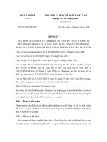 Thông tư 238/2016/TT-BTC về giá dịch vụ kiểm định an toàn kỹ thuật và bảo vệ môi trường đối với xe cơ giới