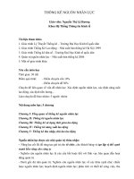 Bài giảng thống kê nguồn nhân lực 