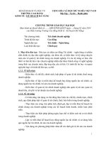 CHƯƠNG TRÌNH GIÁO DỤC ĐẠI HỌC TÀI CHÍNH DOANH NGHIỆP