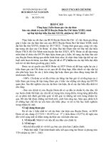 Báo cáo đóng góp vào văn kiện đoàn cấp trên