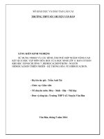 SKKN  sử dụng video và các hình ảnh phù hợp nhằm nâng cao kết quả học tập môn hóa học của học sinh lớp 11 ban cơ bản khi học xong chương 7 HIĐROCACBON t 