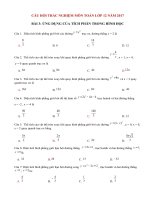 BÀI 3. ỨNG DỤNG TÍCH PHÂN TRONG HÌNH HỌC-THPT