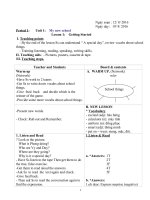 giáo án thí điểm môn tiếng anh lớp 6