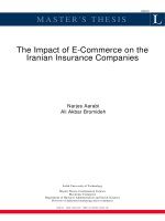 The Impact Of E-Commerce On The Iranian Insurance Companies