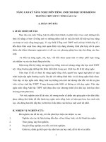 SKKN  nâng cao kĩ năng nghe môn tiếng anh cho học sinh khối 10 trường THPT DTNT tỉnh lào cai 