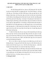 SKKN đổi mới giờ sinh hoạt lớp, phát huy tính tích cực chủ động, sáng tạo của học sinh 