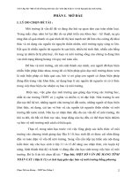 SKKN  một số vấn đề mang tính toàn cầu môn địa lí lớp 11 có tích hợp giáo dục môi trường 