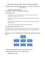 Tổng hợp kiến thức mac lênin 1