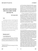 KHỦNG HOẢNG NỢ CÔNG Ở LIÊN MINH CHÂU ÂU (EU): TÁC ĐỘNG VÀ BÀI HỌC ĐỐI VỚI VIỆT NAM