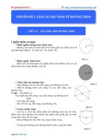 CHUYÊN đề 7  GIẢI các bài TOÁN về ĐƯỜNG TRÒN 