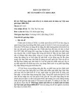 Phối hợp chính sách tiền tệ và chính sách tài khóa tại Việt nam giai đoạn 20082012