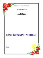 sáng kiến kinh nghiệm rèn luyện kĩ năng quan sát, phân tích cho học sinh qua phân môn vẽ theo mẫu  