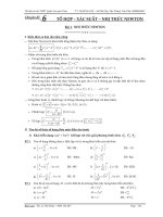 Chuyên đề tổ hợp sắc xuất và nhị thức newton