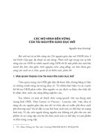 Các mô hình bền vững của tài nguyên giáo dục mở