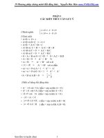 19 phương pháp chứng minh bất đẳng thức môn toán THCS, THPT