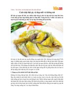 Cách chặt thịt gà, vịt đẹp mắt và không nát