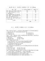 ĐỀ THI HSG QG và đề CƯƠNG TRẮC NGHIỆM ôn THI môn SINH học lớp 12