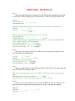 TÍNH TUỔI   TÍNH NGÀY (toán tiểu học)