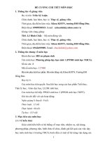 Đề cương chi tiết môn học Phương pháp dạy học sinh 1 (đại học Hồng Đức)