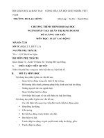 Đề cương chi tiết học phần Luật lao động (đại học Lạc Hồng)