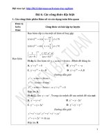 Bo cong thuc giai nhanh toan
