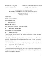 Đề cương chi tiết học phần Anh văn chuyên ngành 2 (đại học Lạc Hồng)