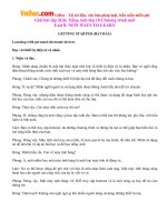 Giải bài tập SGK Tiếng Anh lớp 10 Chương trình mới Unit 8: NEW WAYS TO LEARN