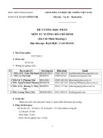 Đề cương chi tiết học phần Tư tưởng Hồ Chí Minh (Học viện ngoại giao Việt Nam)