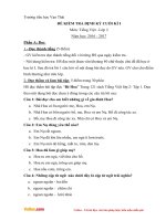 Đề thi học kì 1 môn Tiếng Việt lớp 2 trường tiểu học Vạn Thái, Hà Nội năm 2016 - 2017