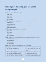 Bài tập Hình học 7 Chương 3