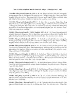 Mô tả tóm tắt học phần khoa sư phạm ngoại ngữ (Học viện Nông nghiệp Việt Nam)