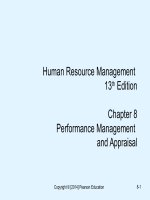 Human resource management mondy 13th edition chapter 08