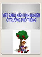 Hướng Dẫn Viết Sáng Kiến Kinh Nghiệm Ở Trường Phổ Thông