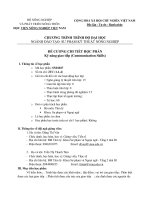 Đề cương chi tiết học phần Kỹ năng giao tiếp (Học viện Nông nghiệp Việt Nam)