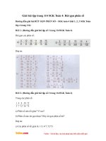 Giải bài tập trang 114 SGK Toán 4: Rút gọn phân số