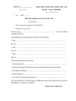 Mẫu biên bản định giá tài sản