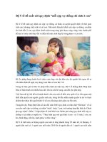 Bộ Y tế đề xuất nới quy định mỗi cặp vợ chồng chỉ sinh 2 con