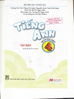 sách tiếng anh lớp 4 thí điểm tập 1