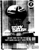 Bộ đề tinh túy ôn thi THPT quốc gia môn tiếng anh 2017   lovebook