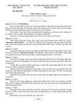 ĐỀ THI GIÁO DỤC CÔNG DÂN