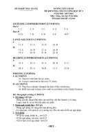 tieng anh 10 thi diem - hdc