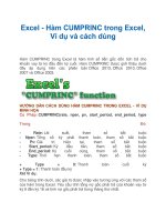Excel   hàm CUMPRINC trong excel, ví dụ và cách dùng
