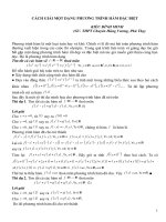 Cach giai mot dang pth dac biet (kđ minh) 