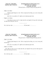 ĐỀ HSG LỚP 10 LẦN 2